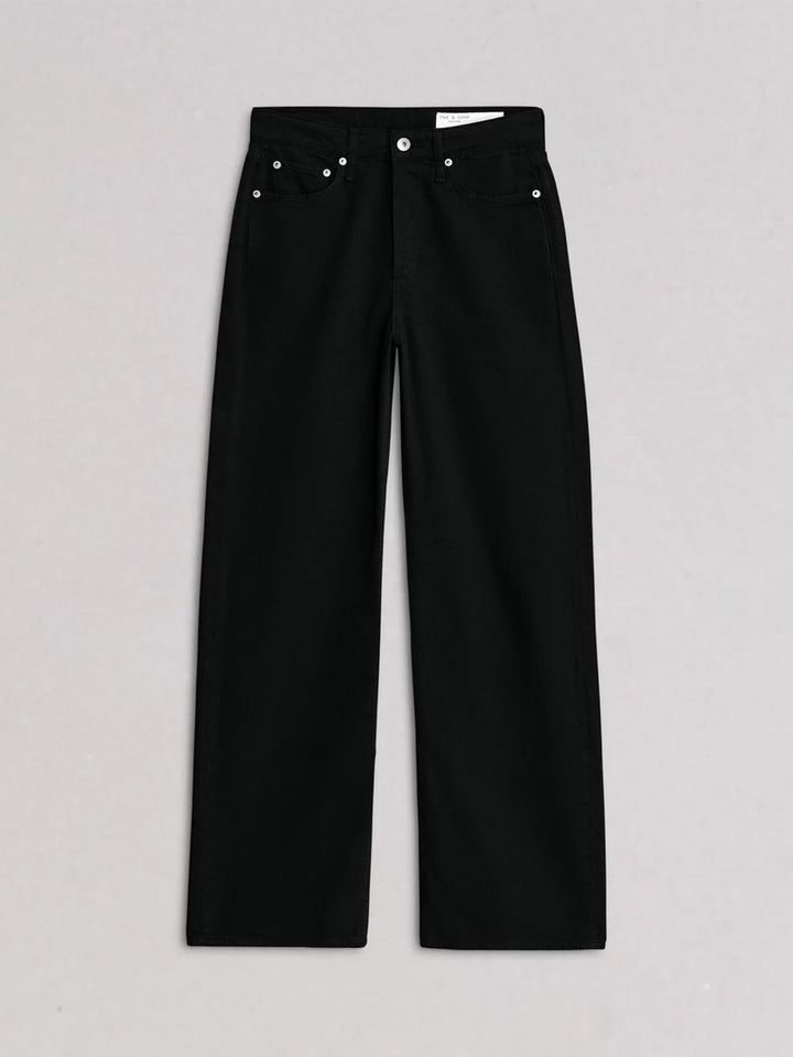 Featherweight Logan Wide Leg Jean in Black