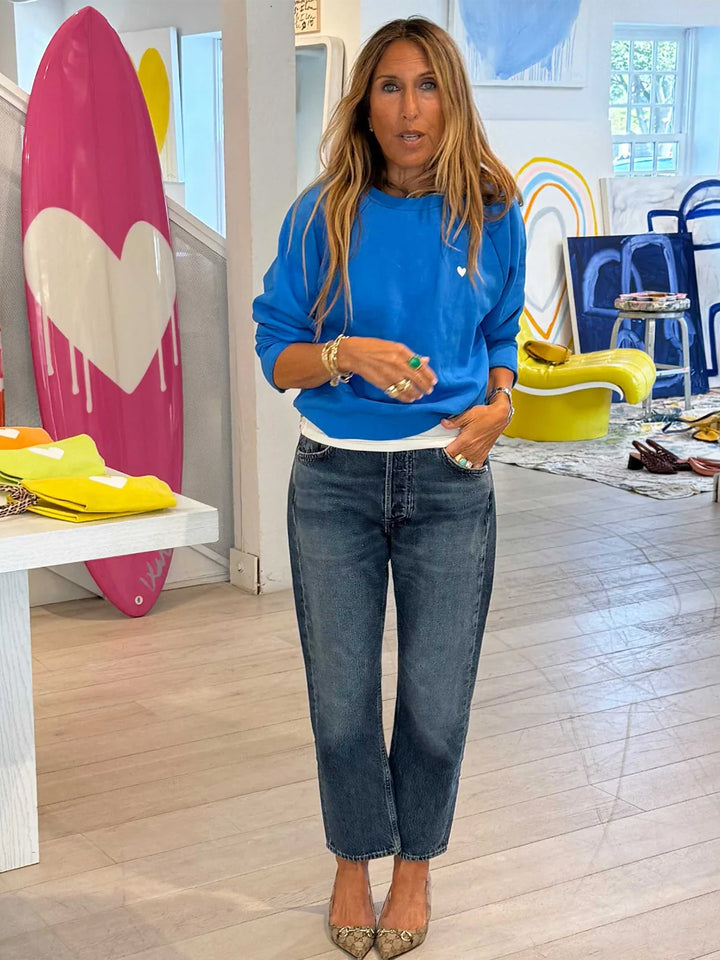 True Sweatshirt in Electric Blue