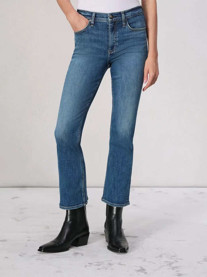 Flexi Peyton Ankle Bootcut Jean in Willow
