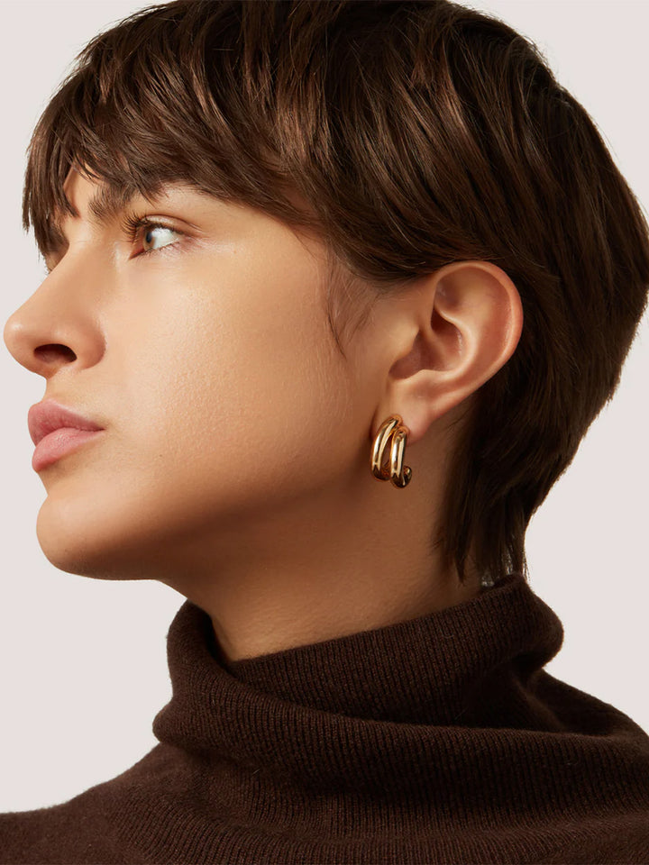 Florence Earrings in Gold