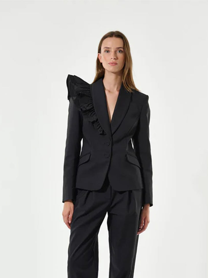 Flouncadea Blazer in Black