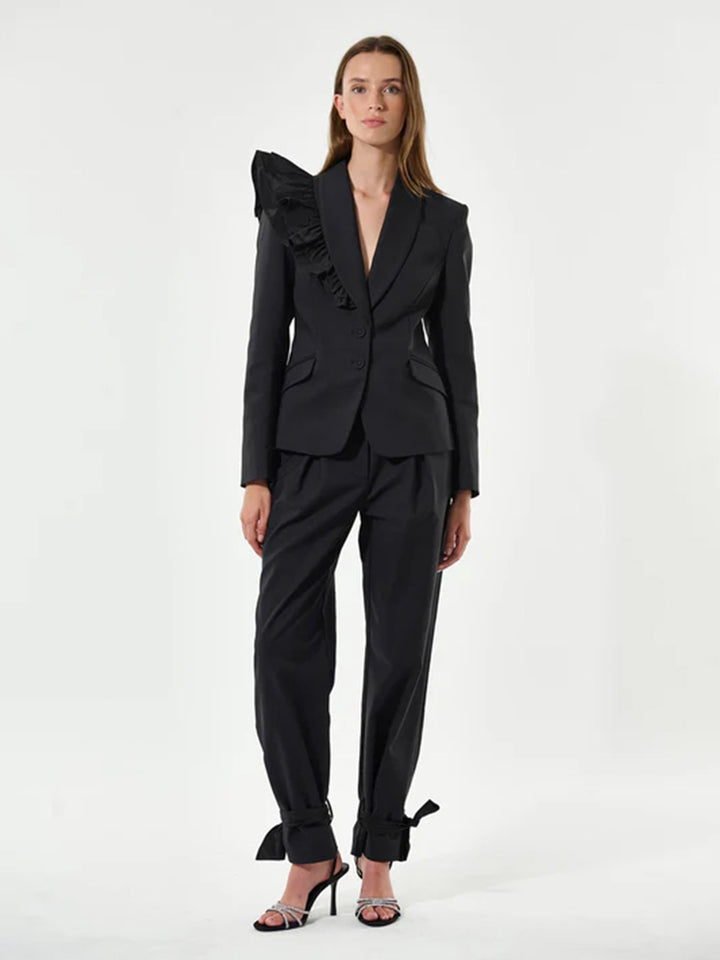 Flouncadea Blazer in Black