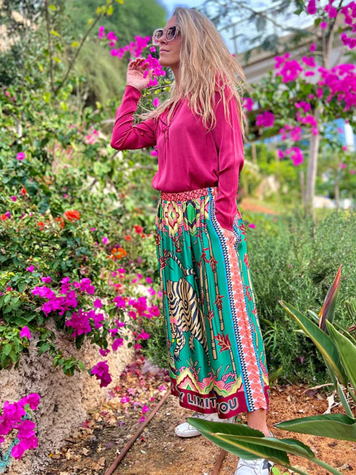 Joy Forest Printed Skirt
