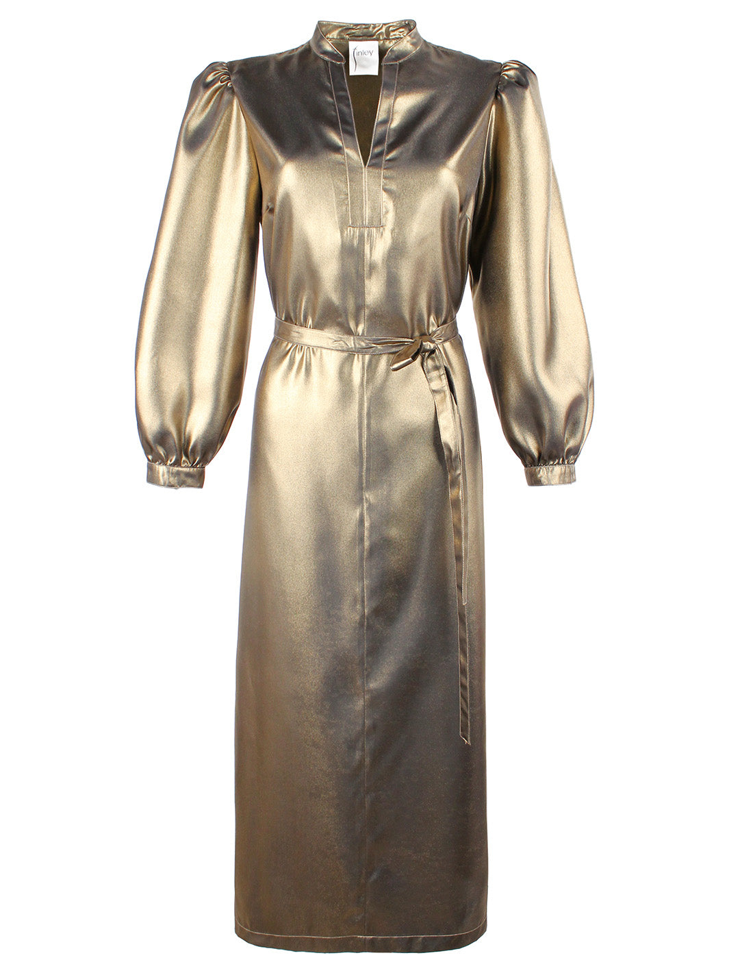 Franchesca Dress in Antique Gold