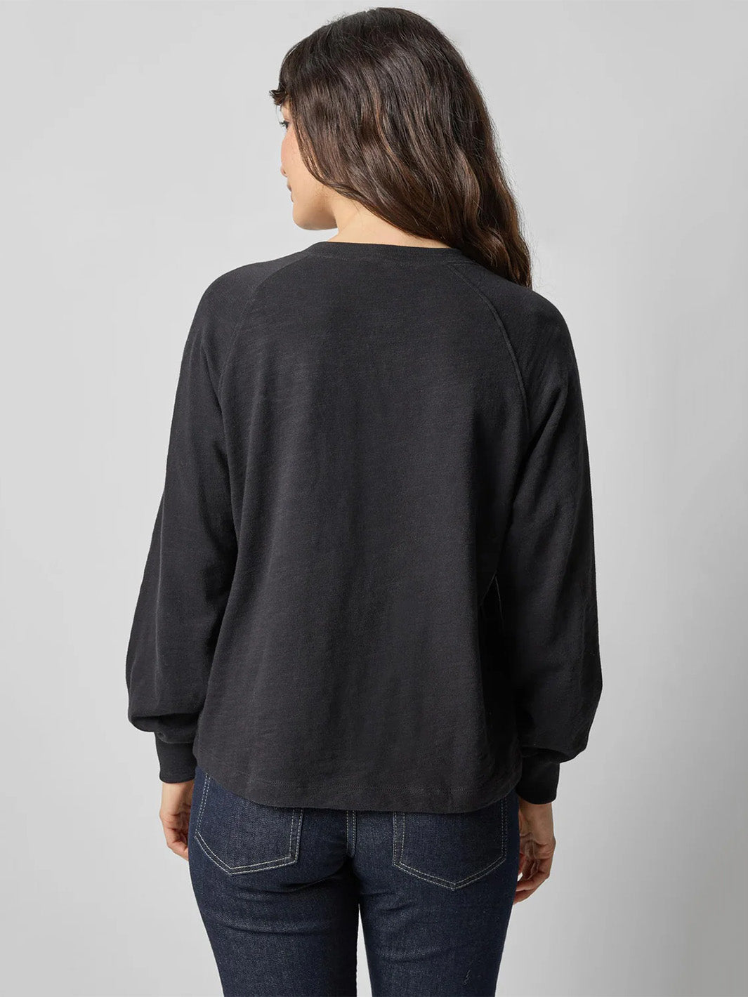 Full Sleeve Henley in Black