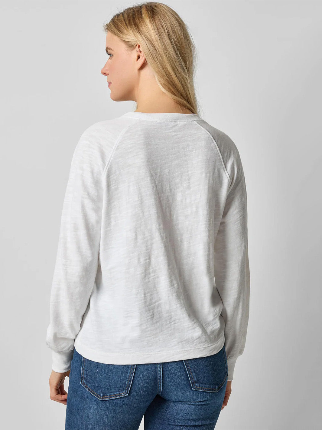 Full Sleeve Henley in White