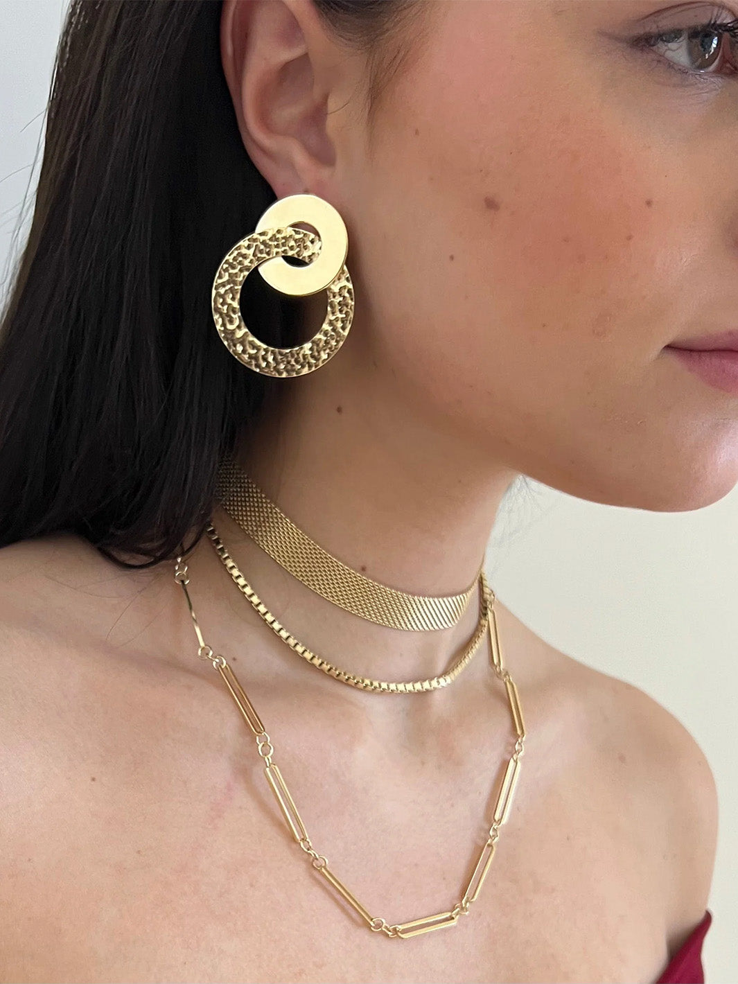 Gal 1/2" Choker in Yellow Gold