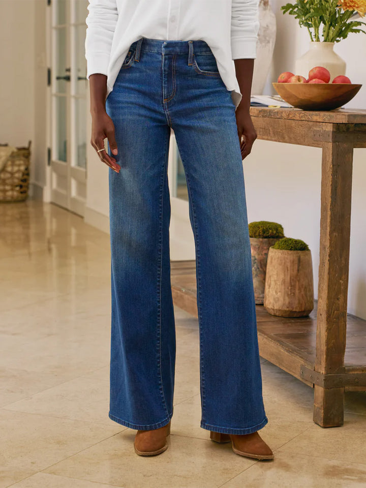 Galway 31" Full Lenth Wide Leg Jean in 1999 Wash