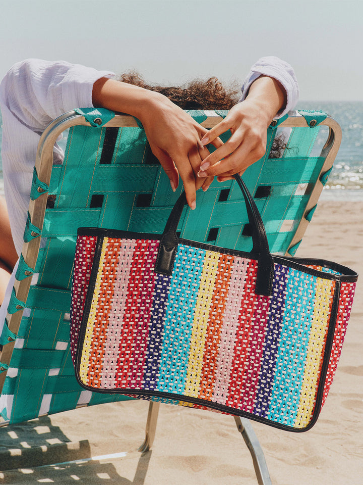 Georgica Open Tote in Feria Stripe