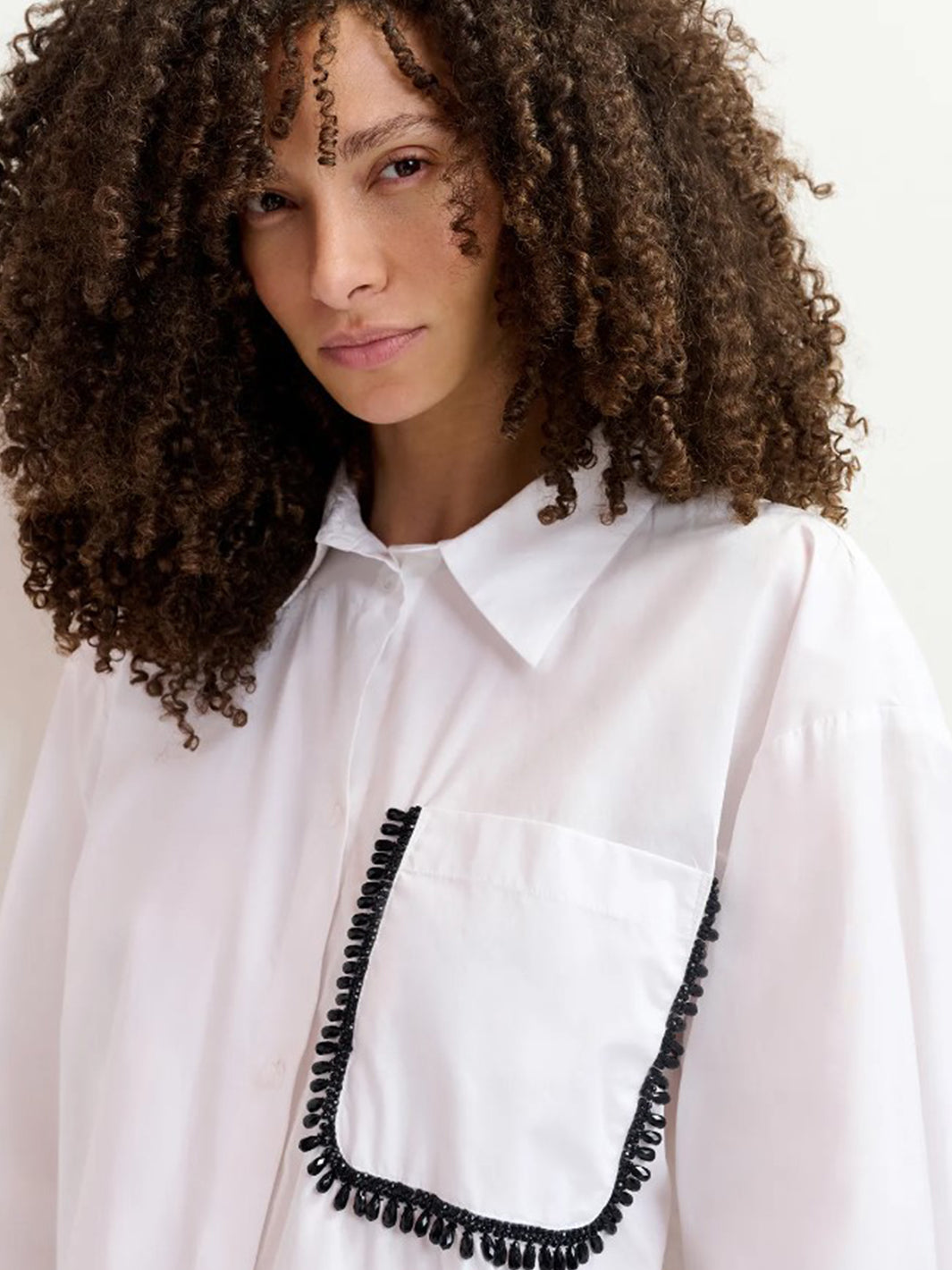 Get Embellished Shirt in White