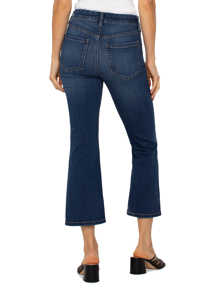 Gia Glider Crop Flare in Bonelli