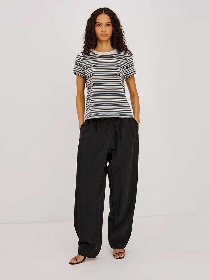 Girlfriend T-Shirt in Coastal Pine Stripe