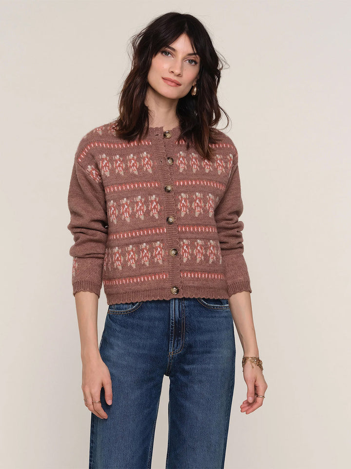 Glenna Cardigan in Taupe