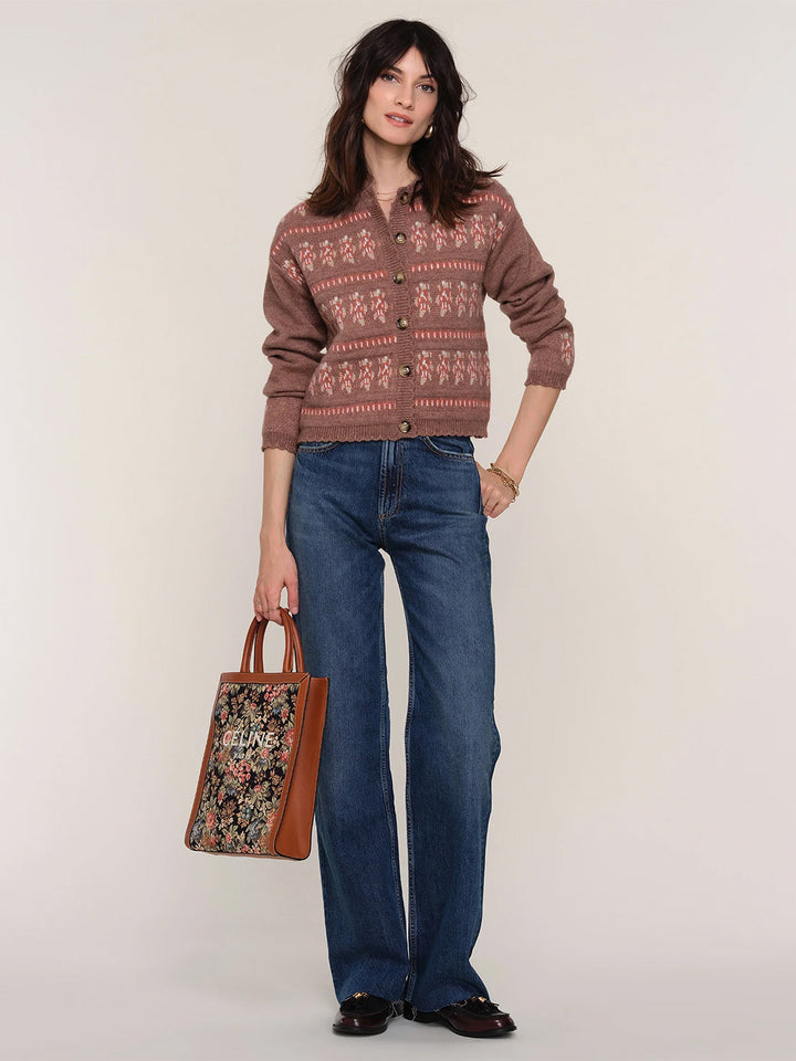 Glenna Cardigan in Taupe