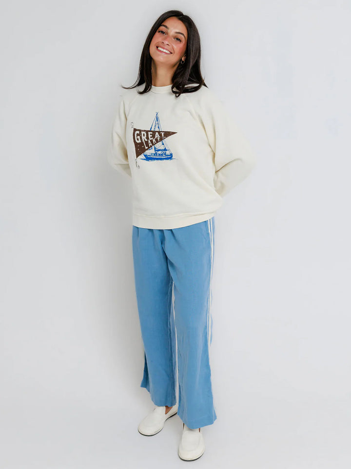 Great Lakes Crew in Off White