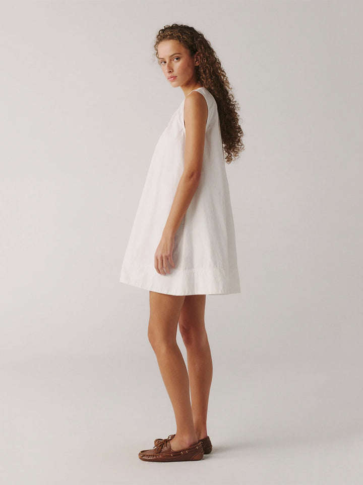 Meadowline Poplin Dress in Optic