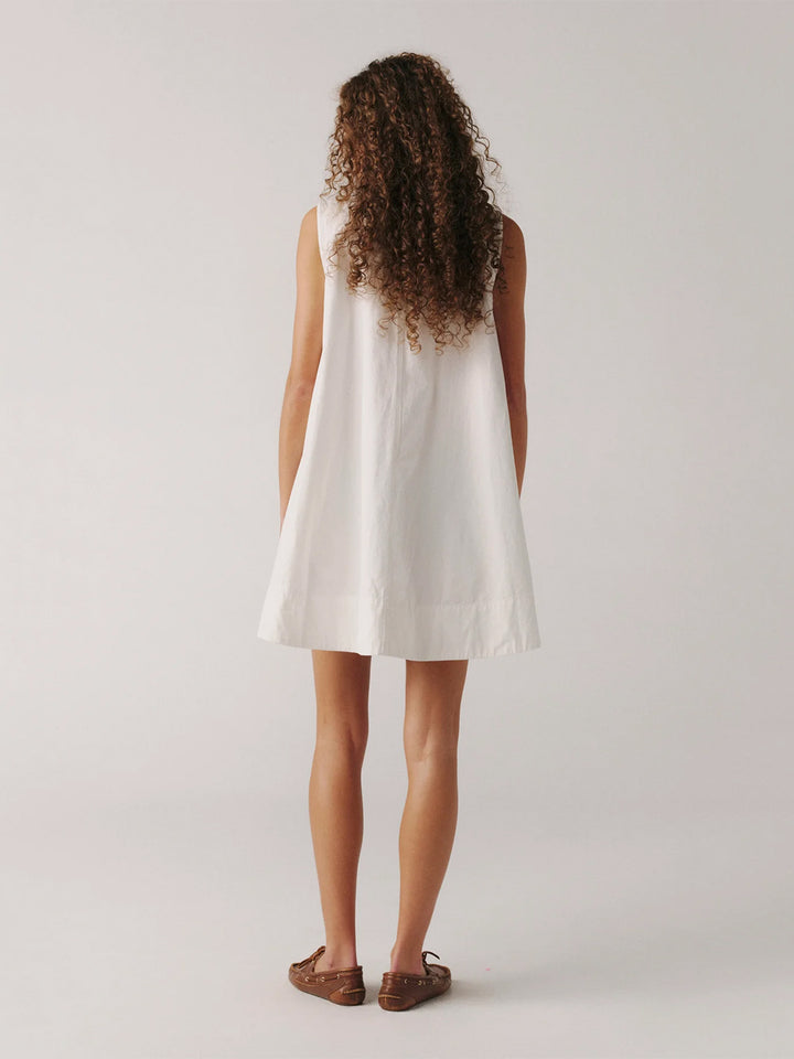 Meadowline Poplin Dress in Optic
