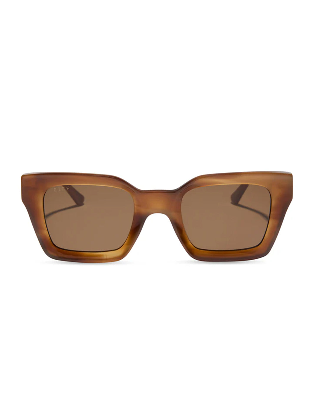 Greer Square Glasses in Tawny Tortoise Brown