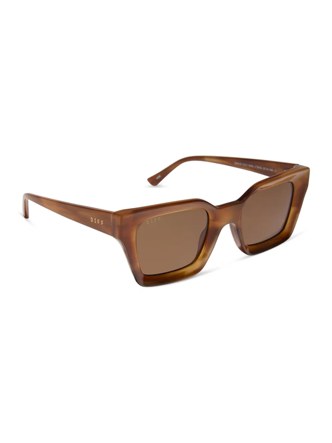 Greer Square Glasses in Tawny Tortoise Brown