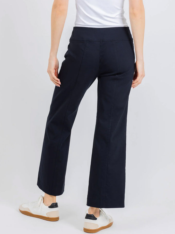 Control Stretch Gromet Pant in Navy