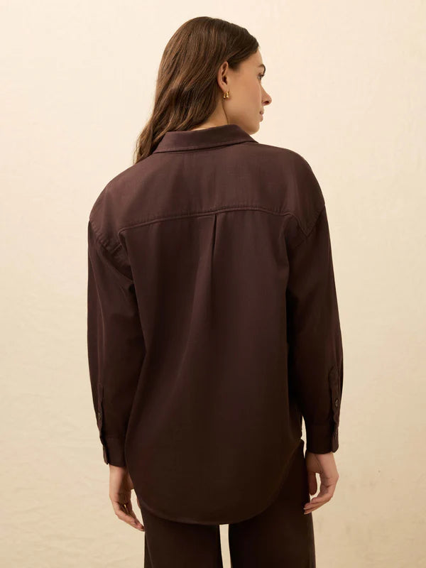 Sunfair Denim Shirt in Chocolate