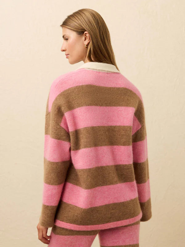 Apres Alpaca Polo in Pink Spritz