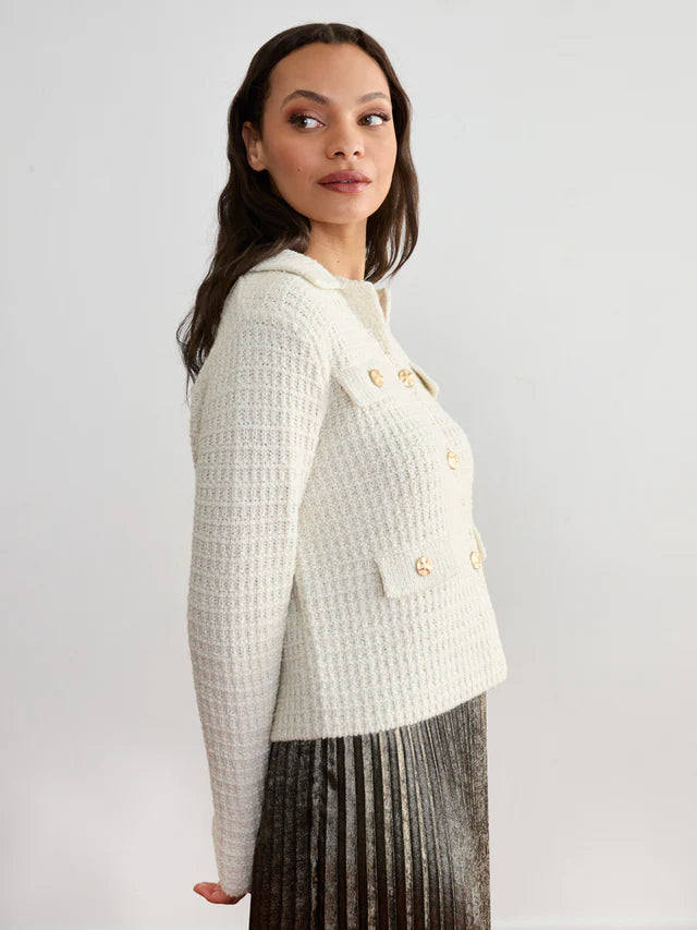 Gabrielle Jacket in Ivory