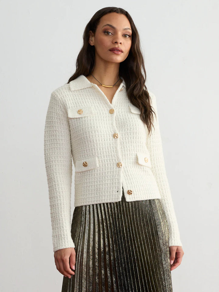 Gabrielle Jacket in Ivory