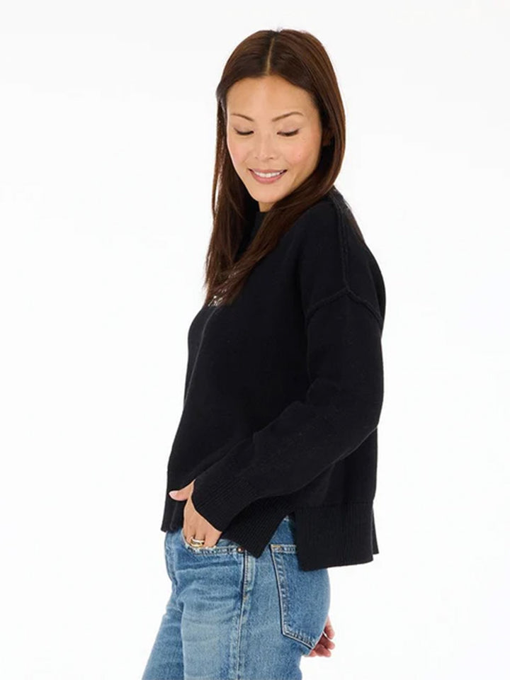 Happy Everything Sweater in Black