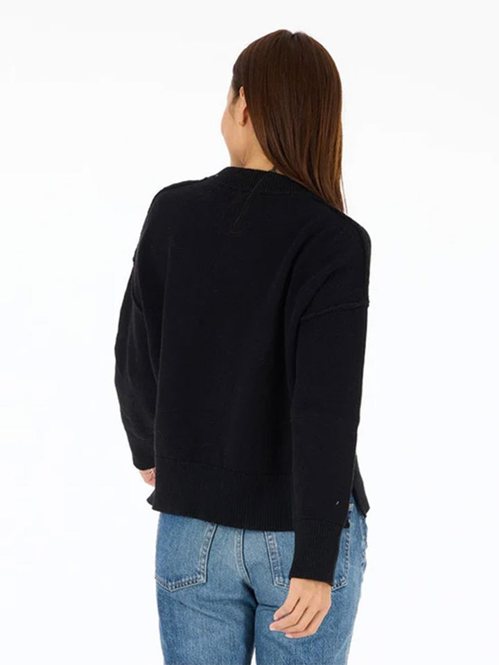 Happy Everything Sweater in Black