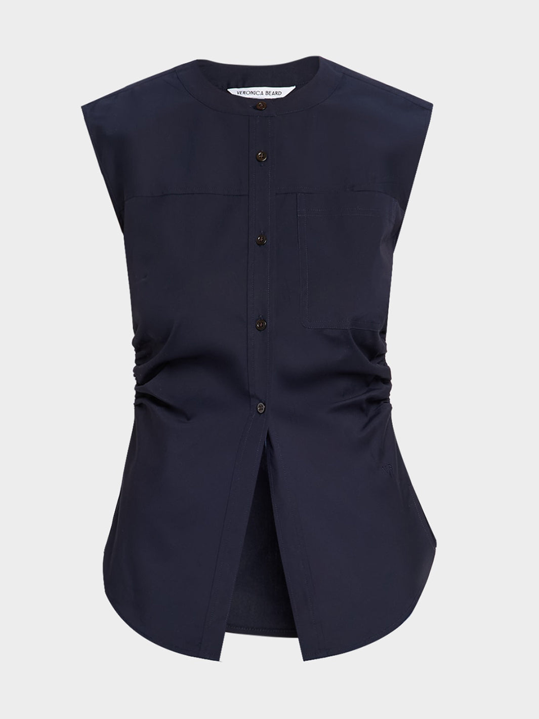 Harini Sleeveless Top in Navy