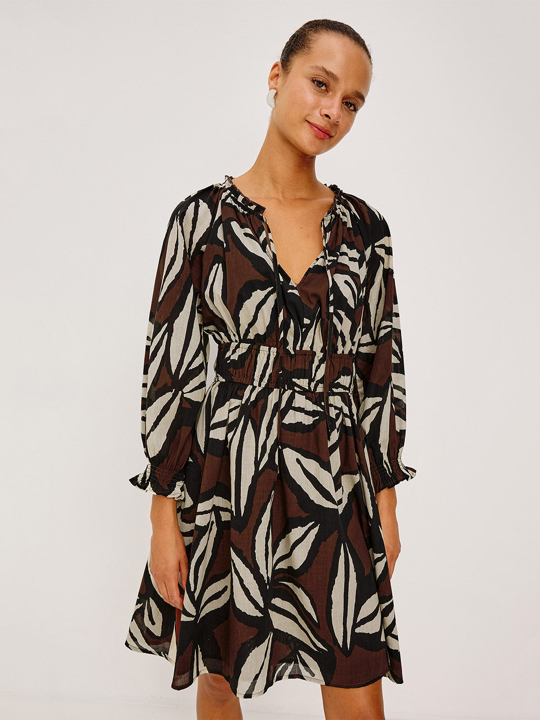 Hedley Dress in Cocoa Floral
