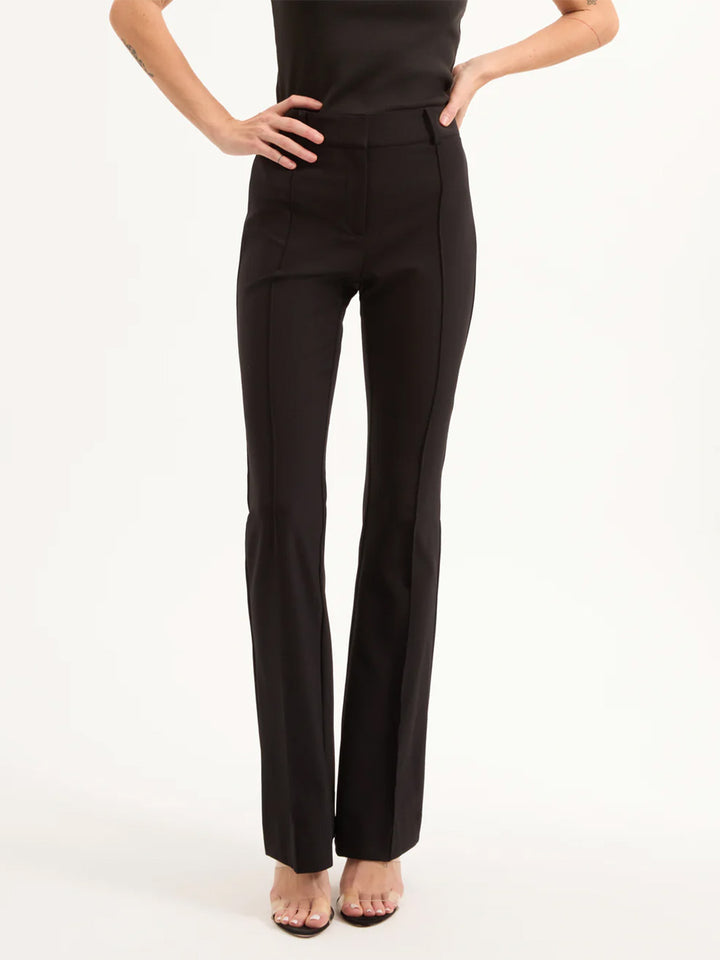 Hibiscus Scuba Pant in Black