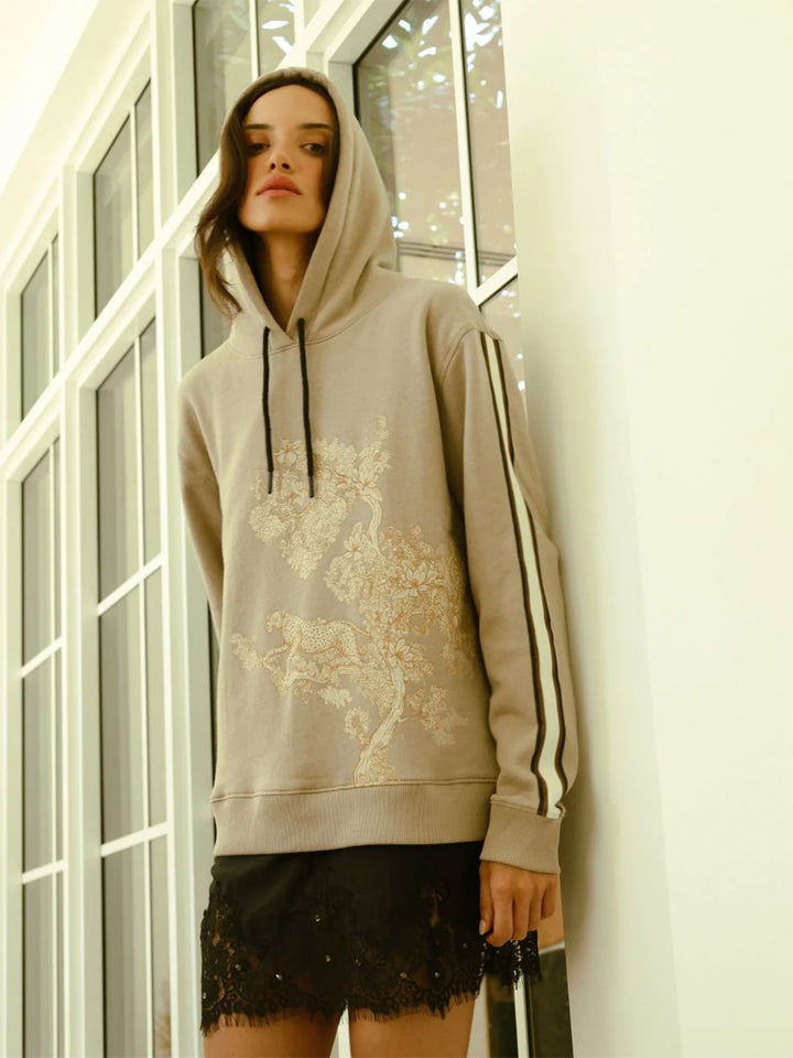 Hoodie in Botanic