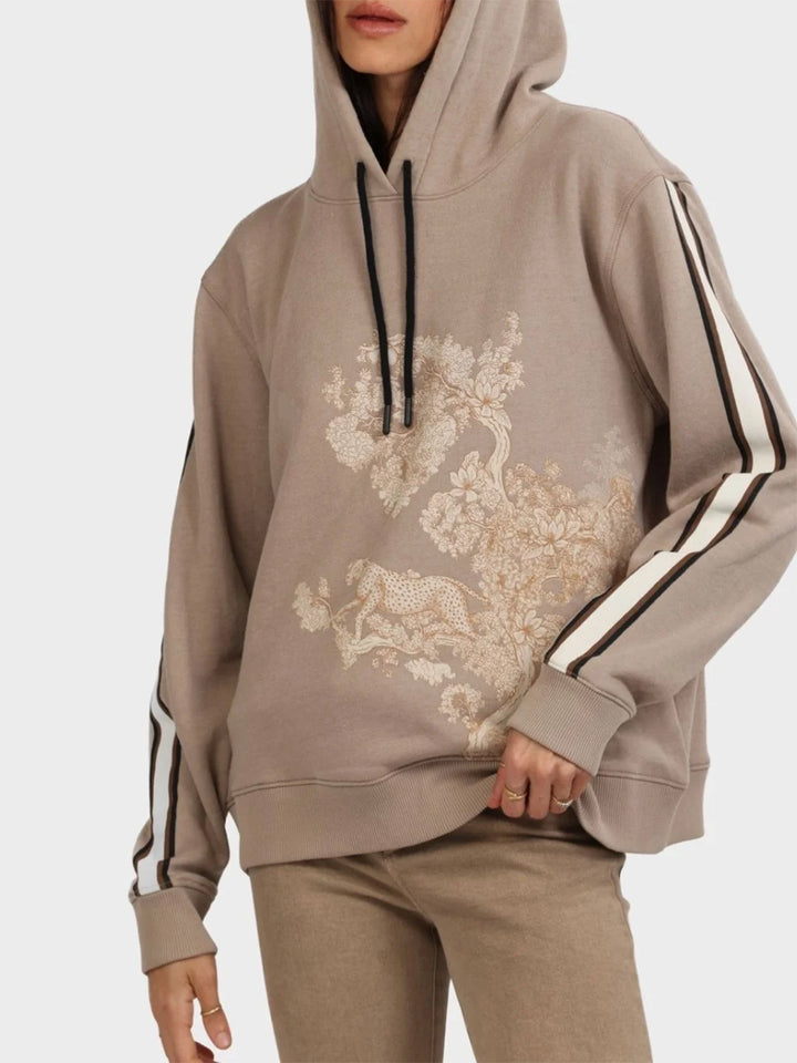 Hoodie in Botanic