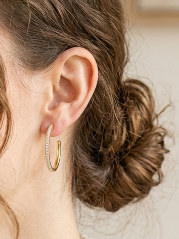 A Hoop Thing Hoop Earrings in Gold
