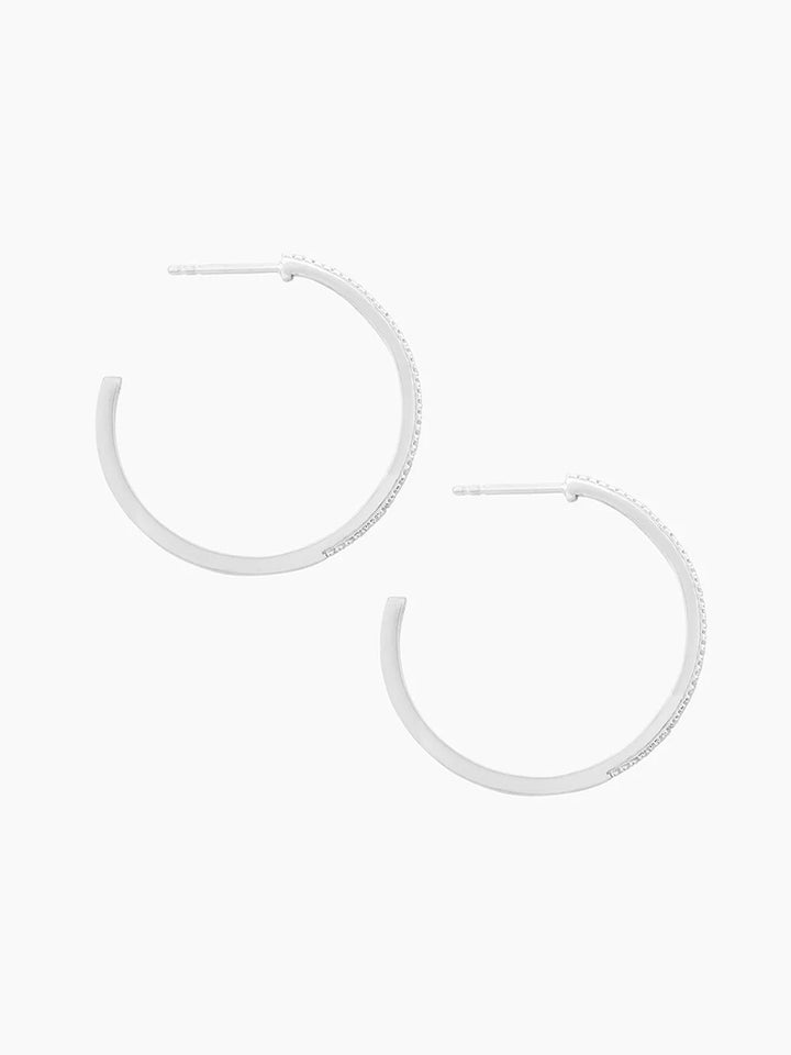 A Hoop Thing Hoop Earrings in Silver