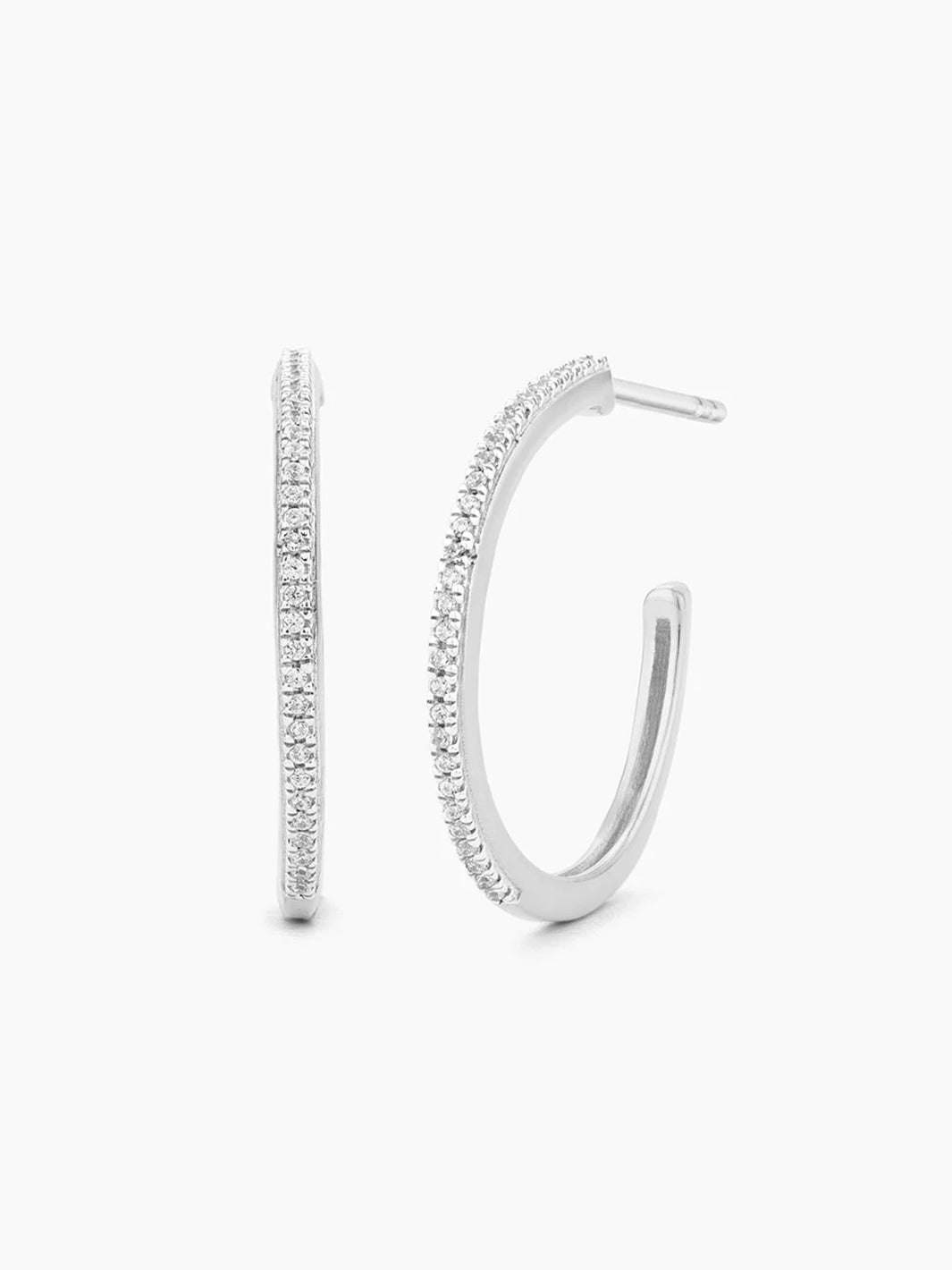 A Hoop Thing Hoop Earrings in Silver