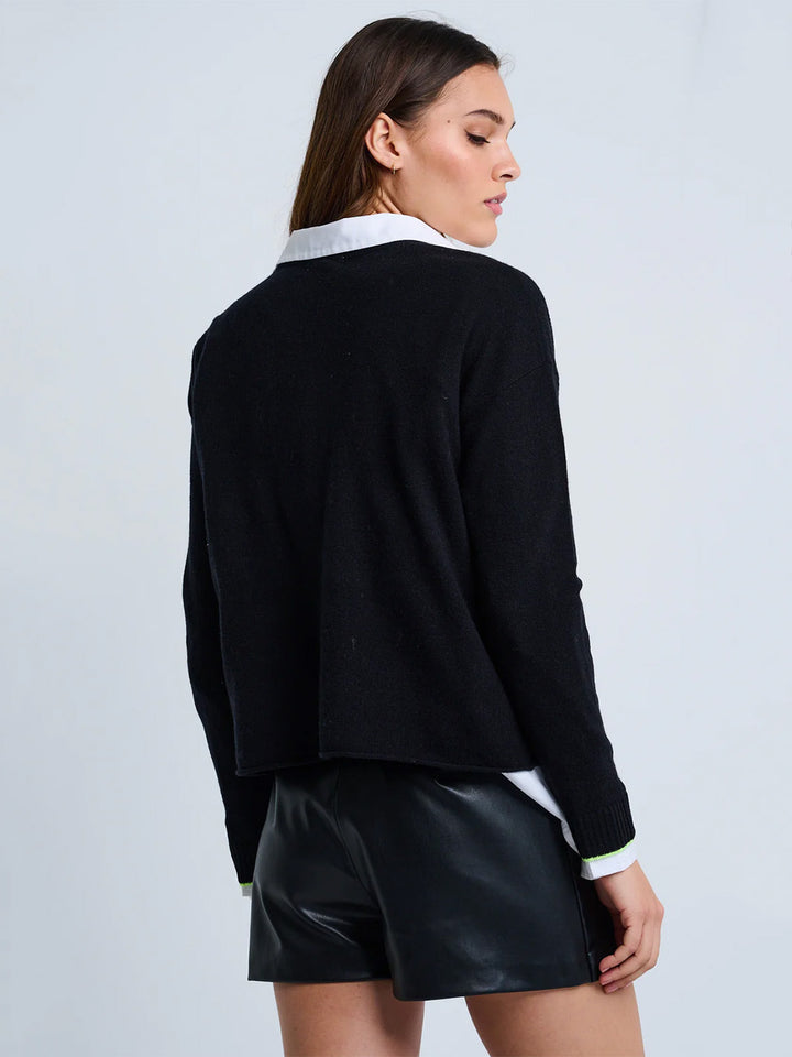 Hot For Dots Sweater in Black