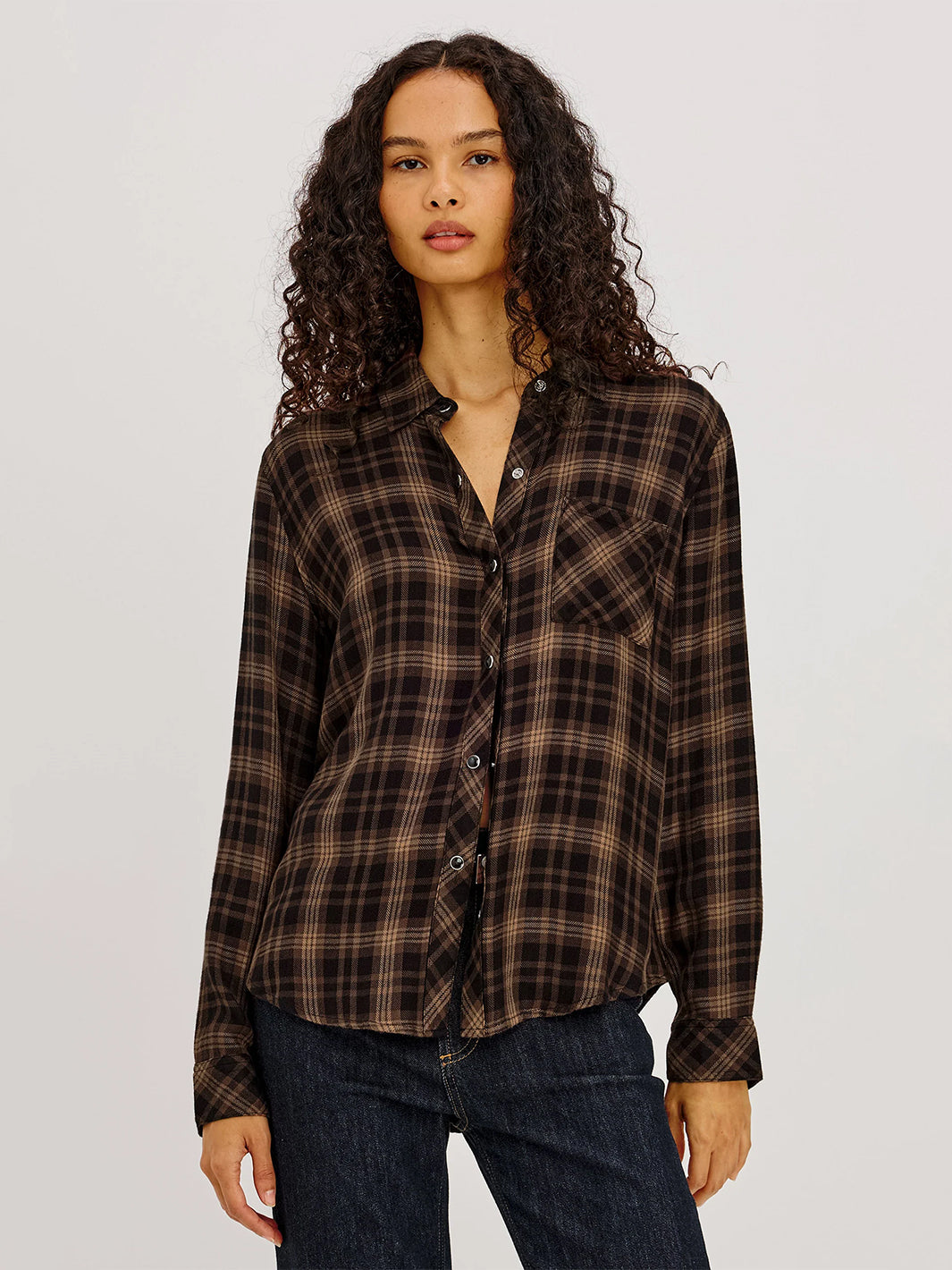 Hunter Shirt in Almond Black