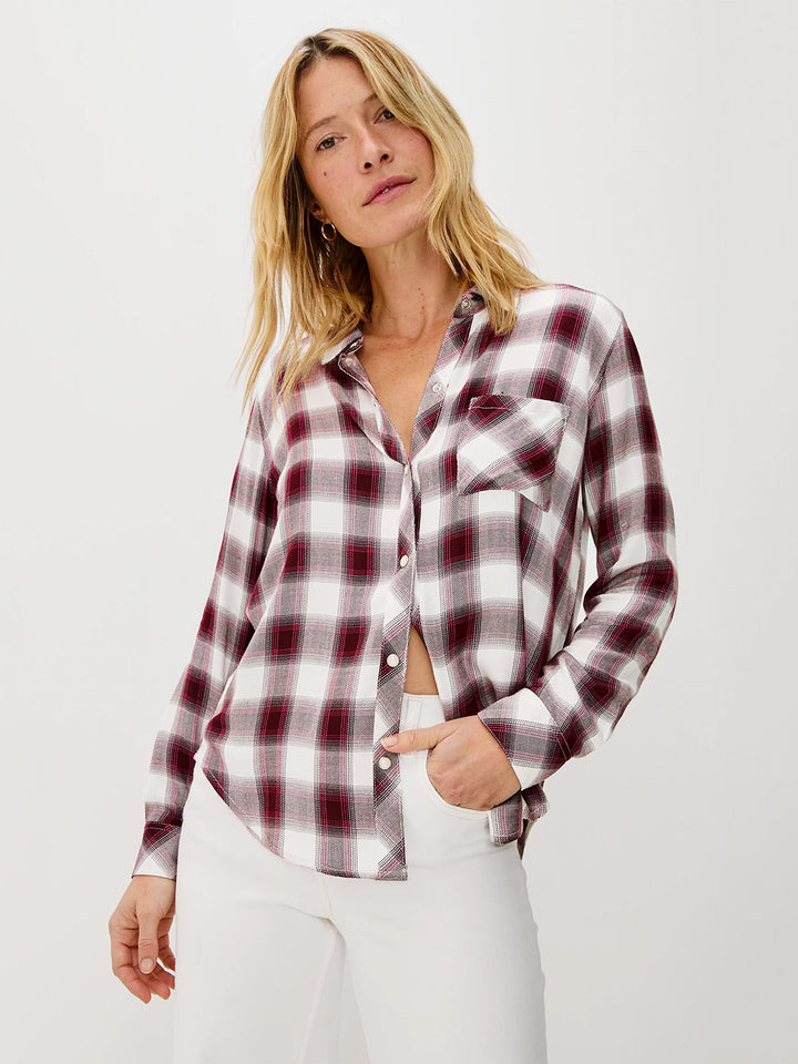 Hunter Shirt in Raspberry Wine