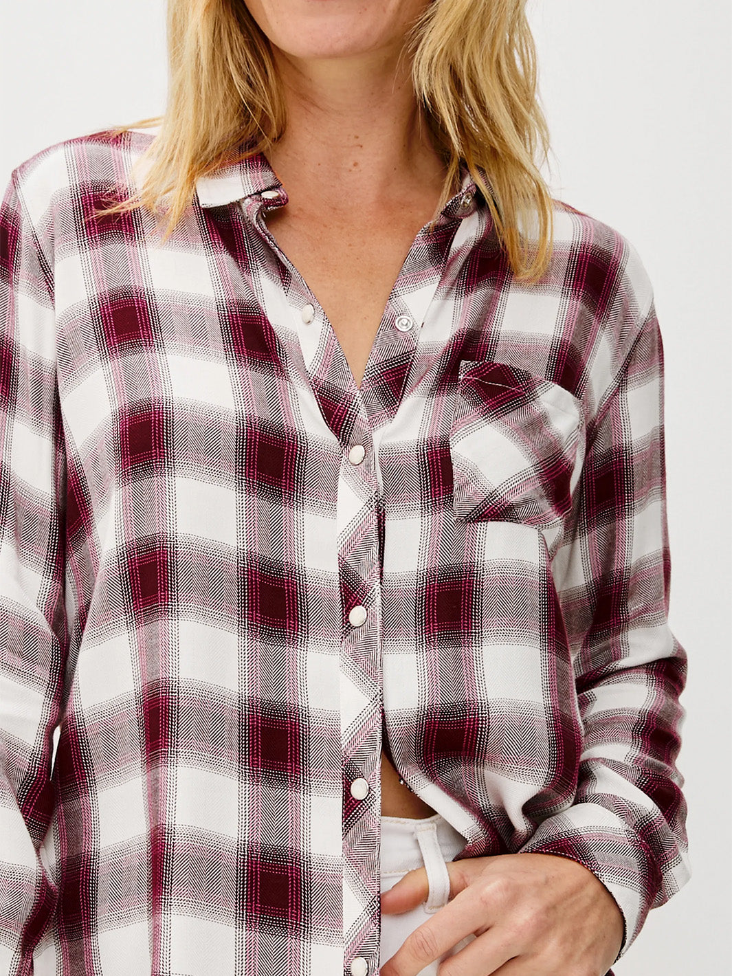 Hunter Shirt in Raspberry Wine