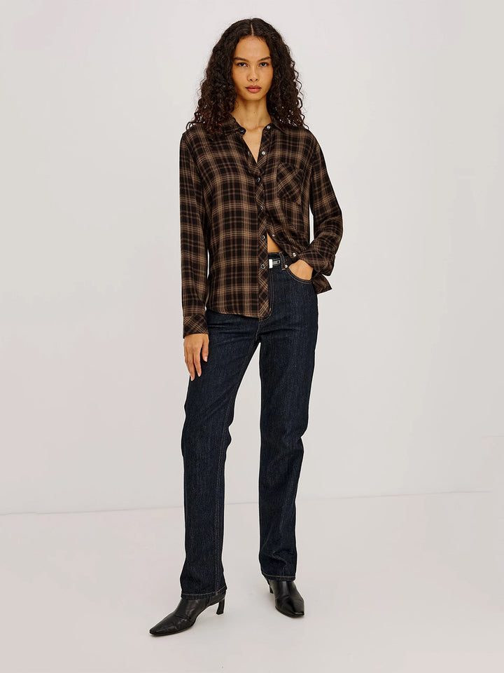 Hunter Shirt in Almond Black