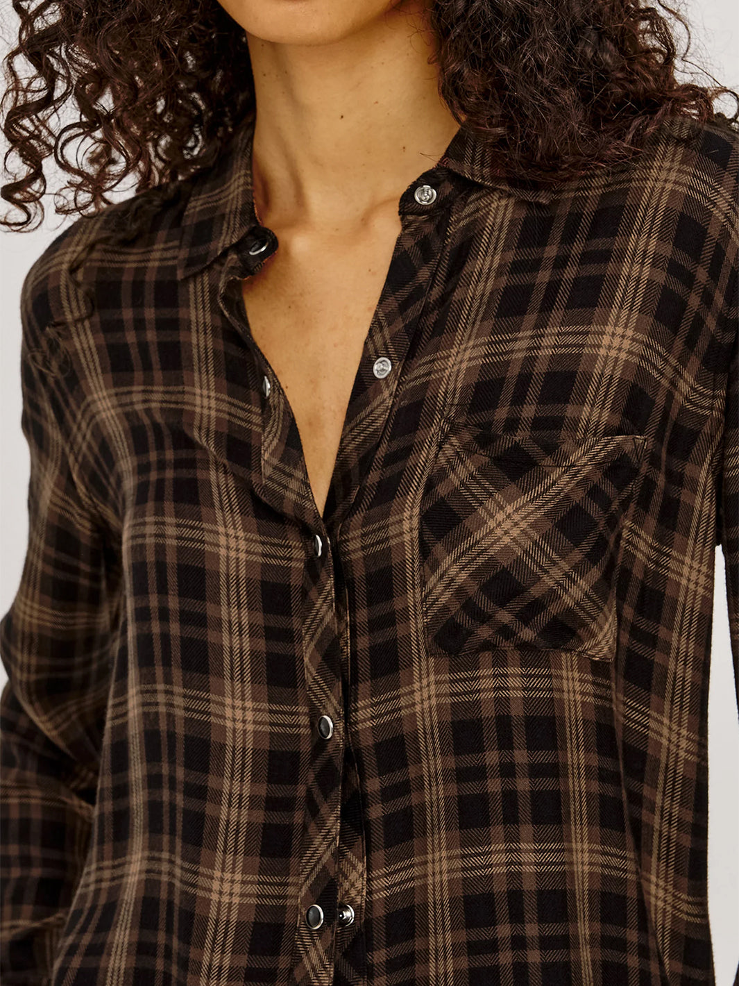 Hunter Shirt in Almond Black