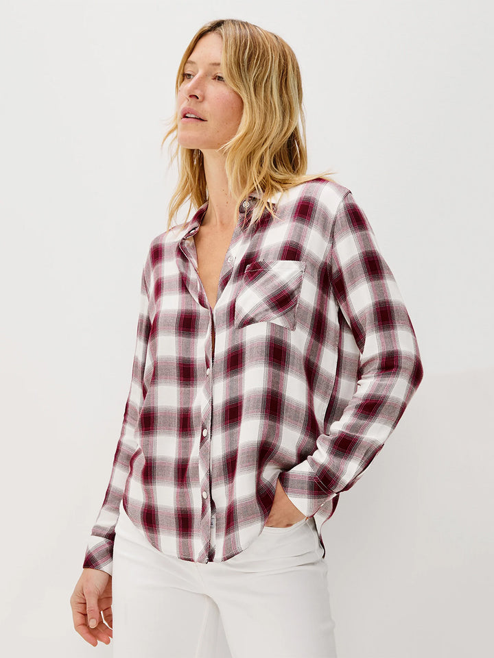 Hunter Shirt in Raspberry Wine