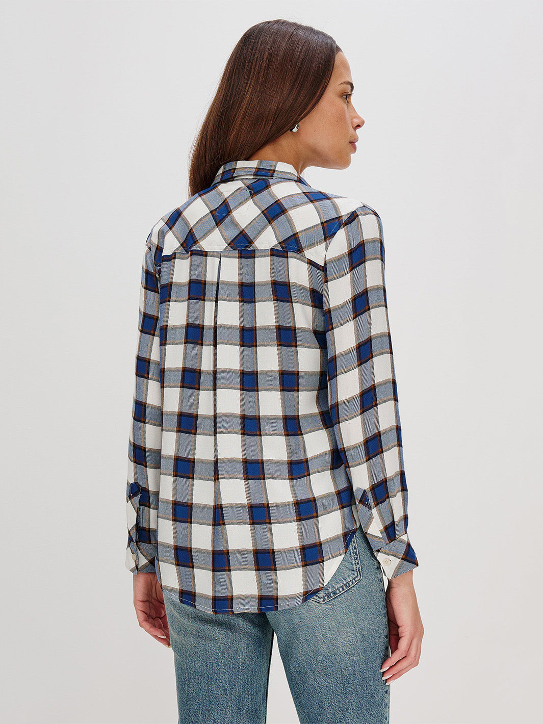 Hunter Shirt in Gold Cobalt