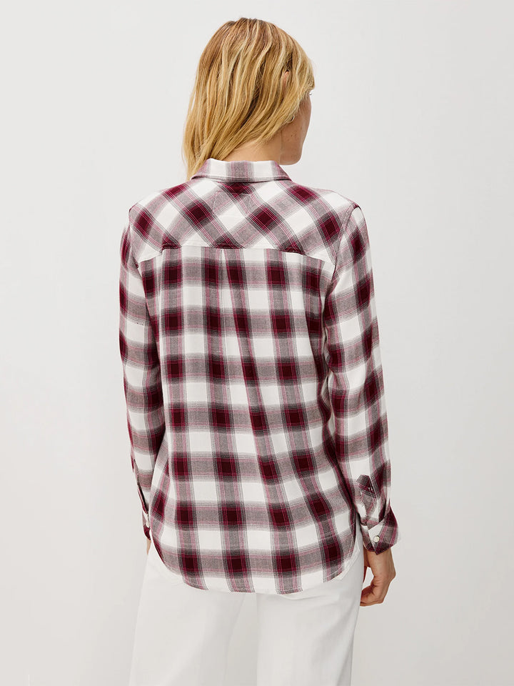 Hunter Shirt in Raspberry Wine