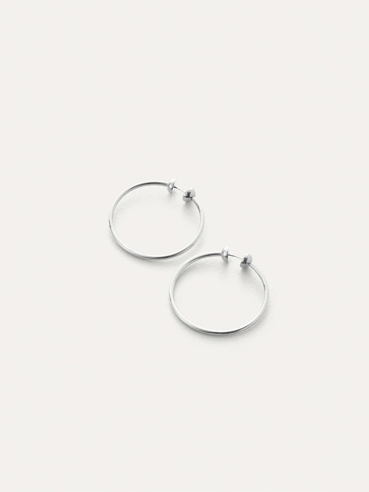 Icon Hoops Small in Silver