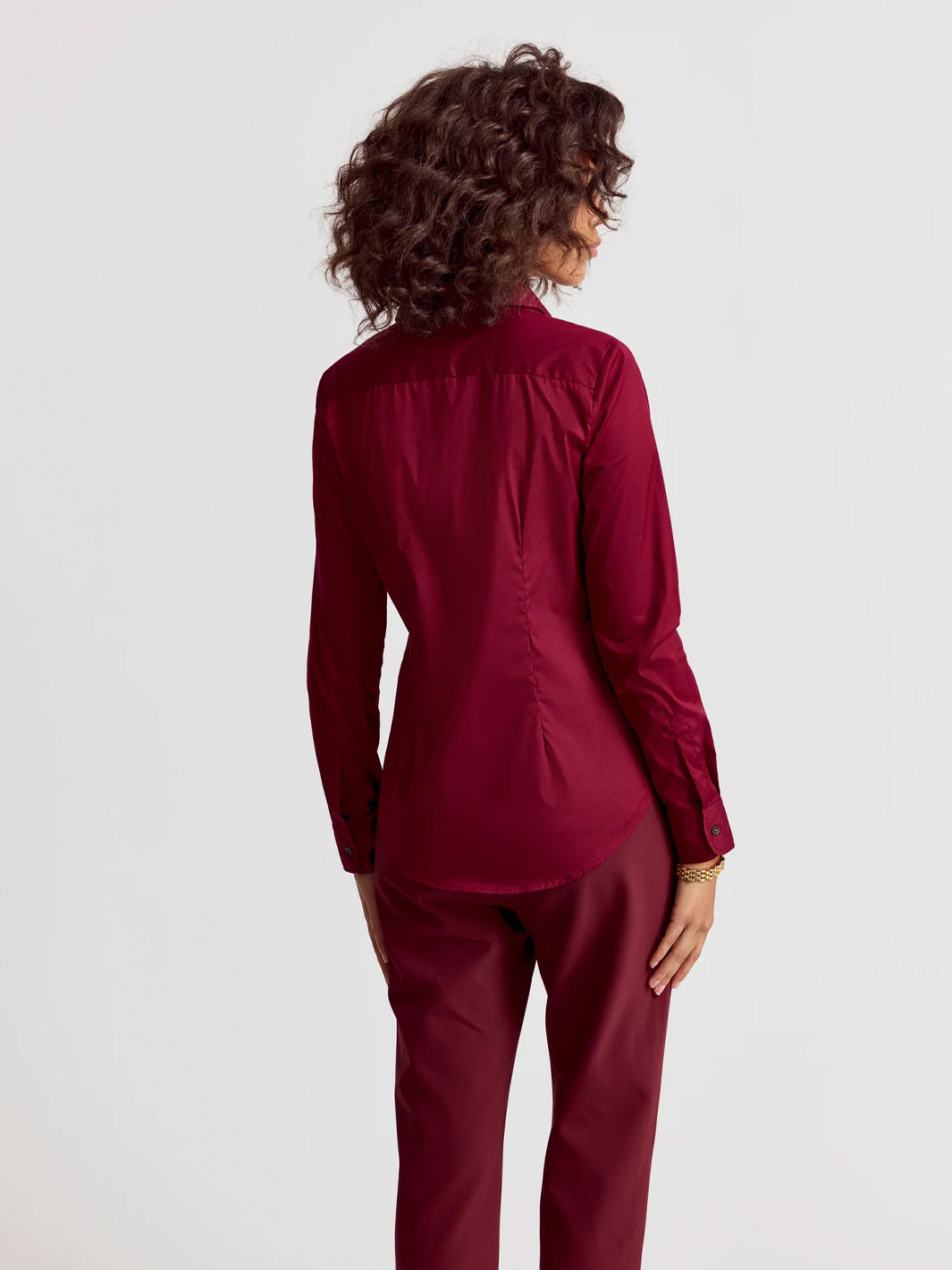 The Icon Shirt in Burgundy