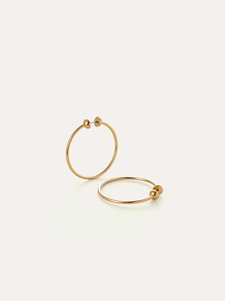 Icon Hoops - Small in Gold